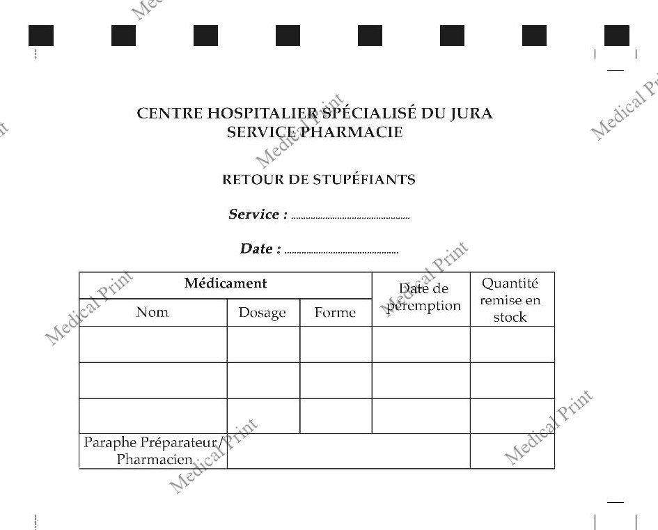 IMPO carnet retour stupéfiants